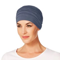 Turban Yoga basic plavi OMC (1)